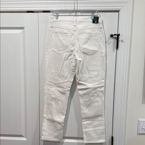 White Denim Jeans button fly